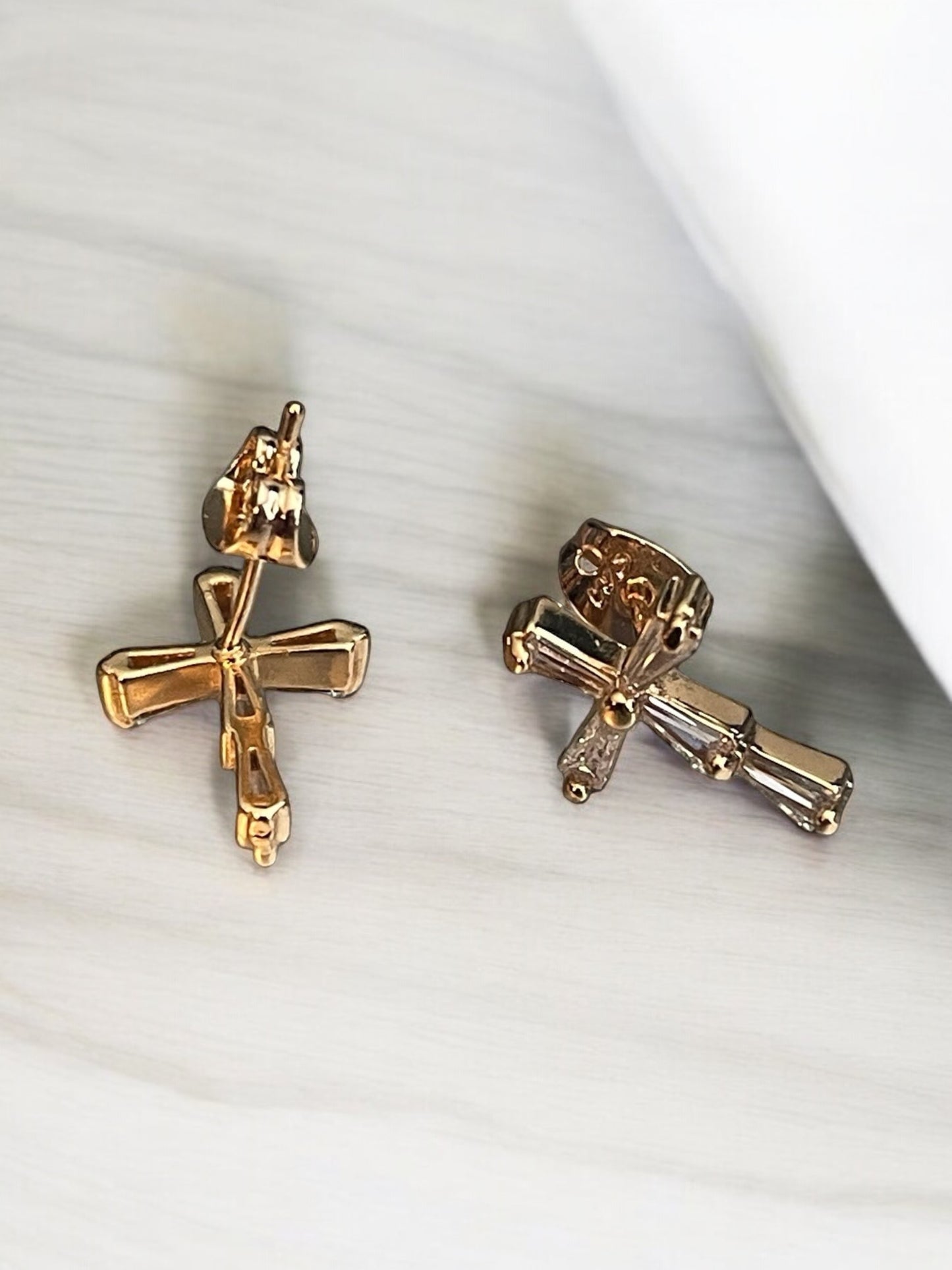 Cross Style Earrings