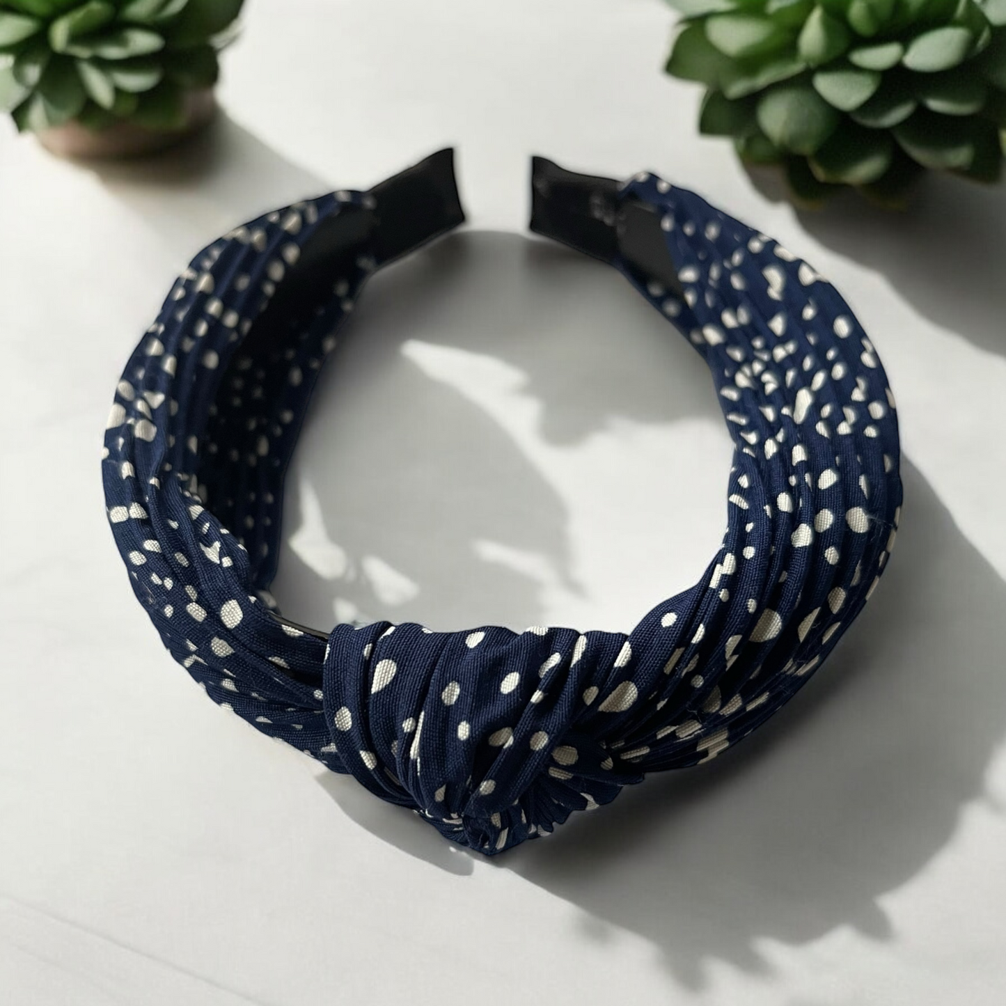 Polka Dot Print Head Band