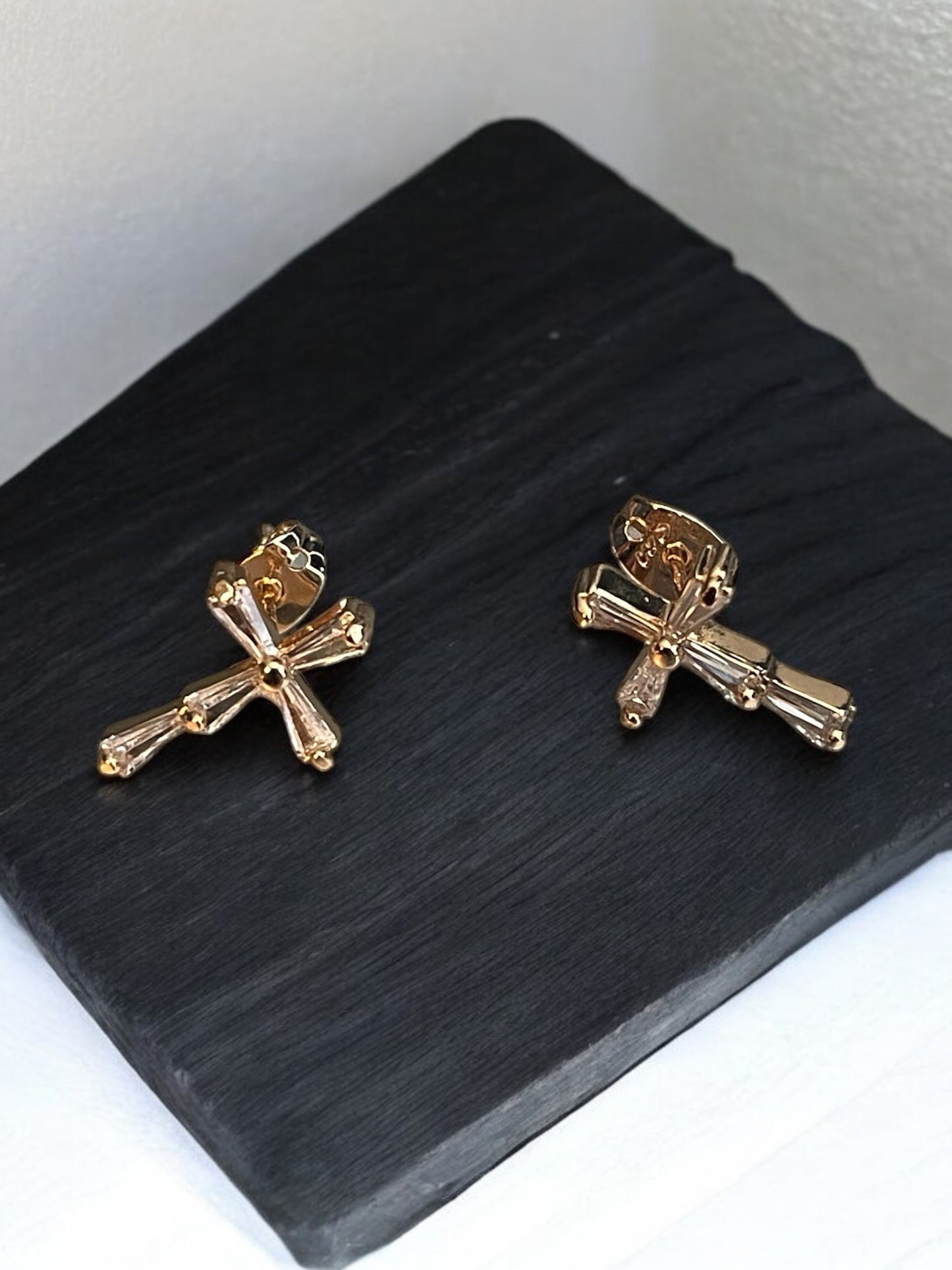 Cross Style Earrings