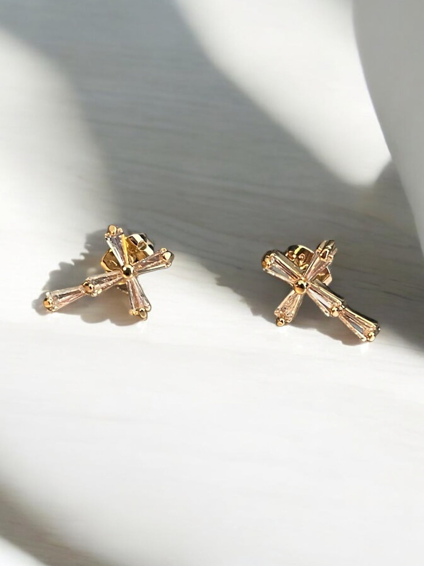 Cross Style Earrings