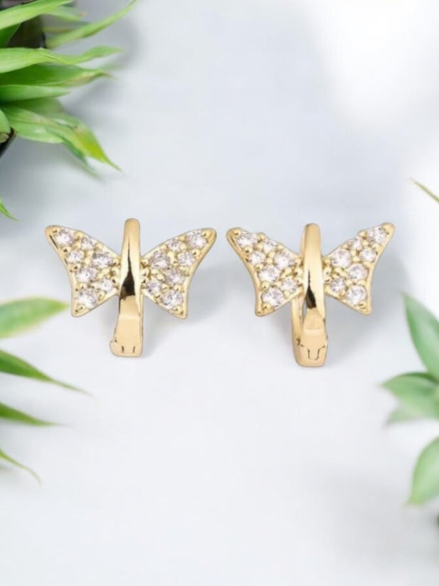 Butterfly Small Hoops