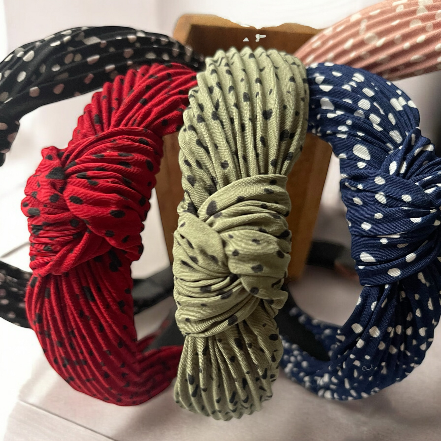 Polka Dot Print Head Band