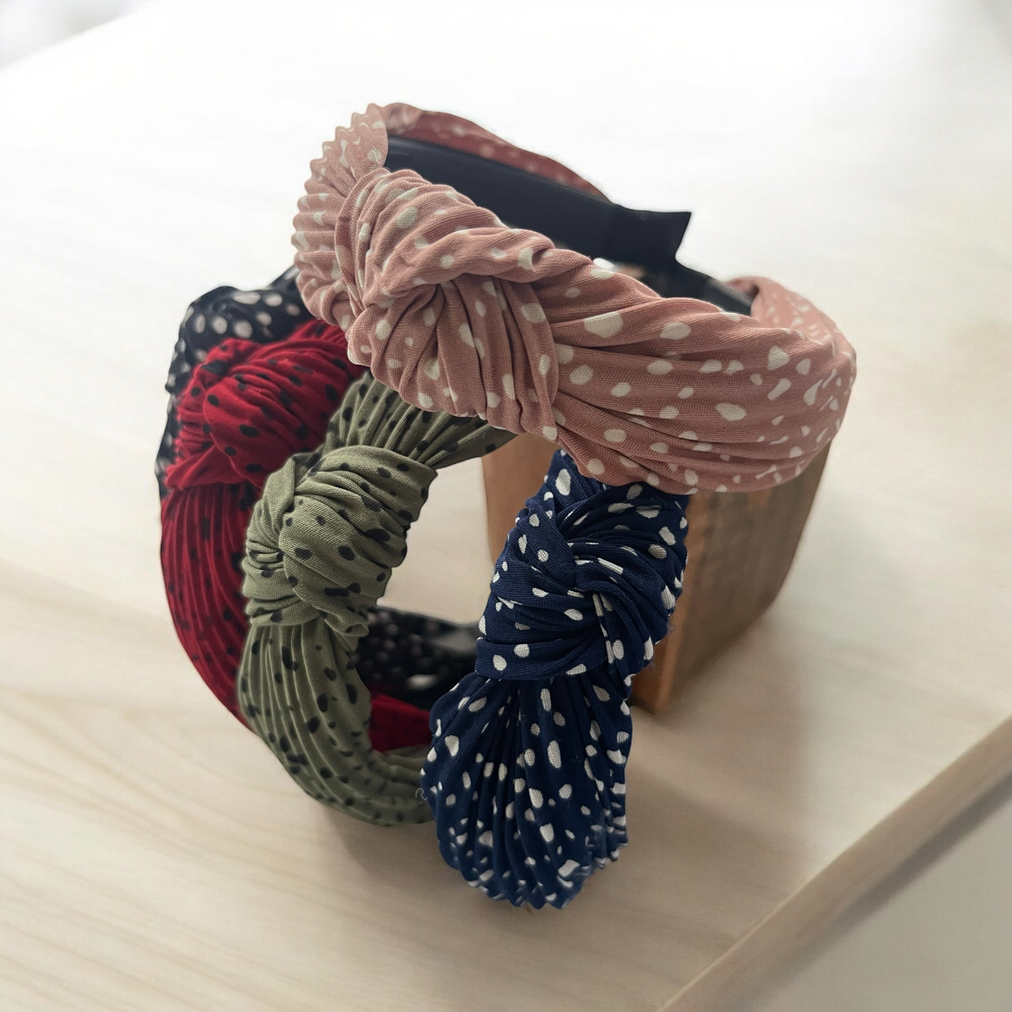 Polka Dot Print Head Band