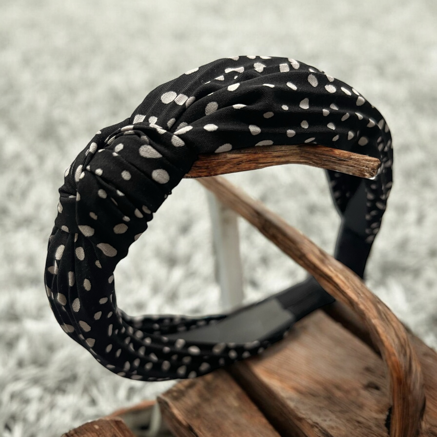 Polka Dot Print Head Band