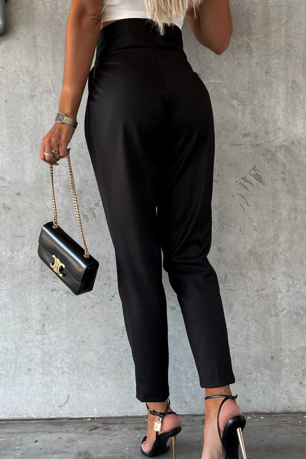 My Time To Shine Black High Waist Pant