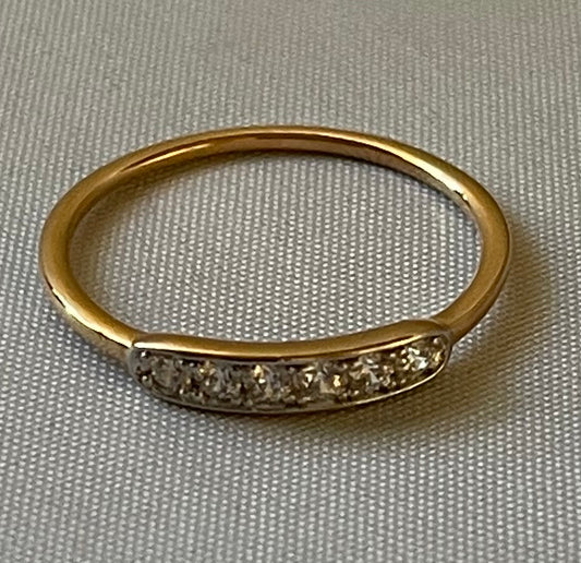 18K Gold Electroplated Ring