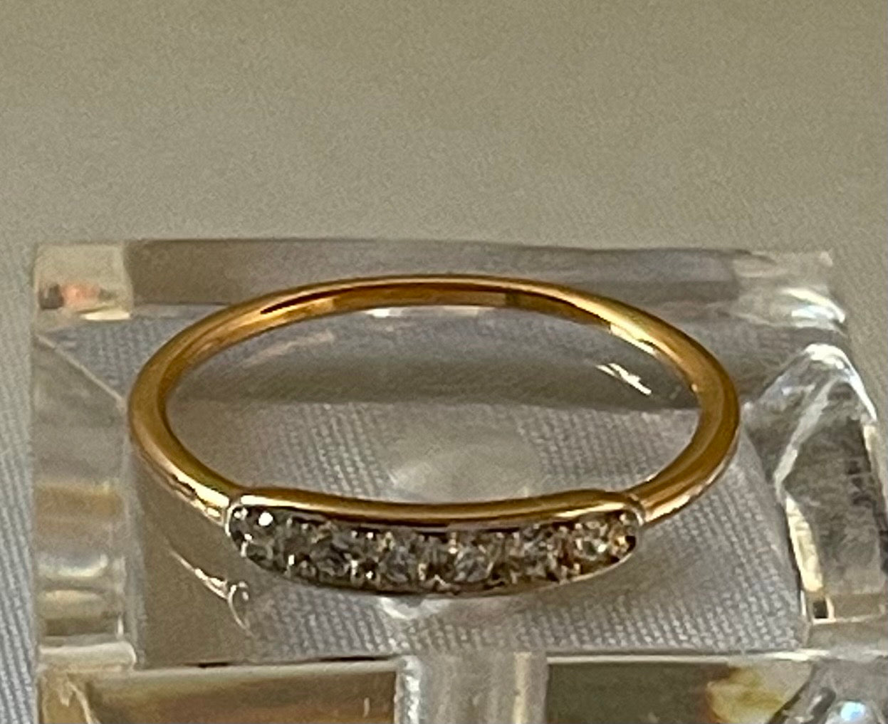 18K Gold Electroplated Ring