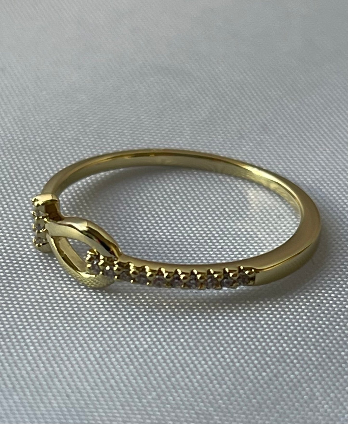 14K Gold Electroplated Thin Ring