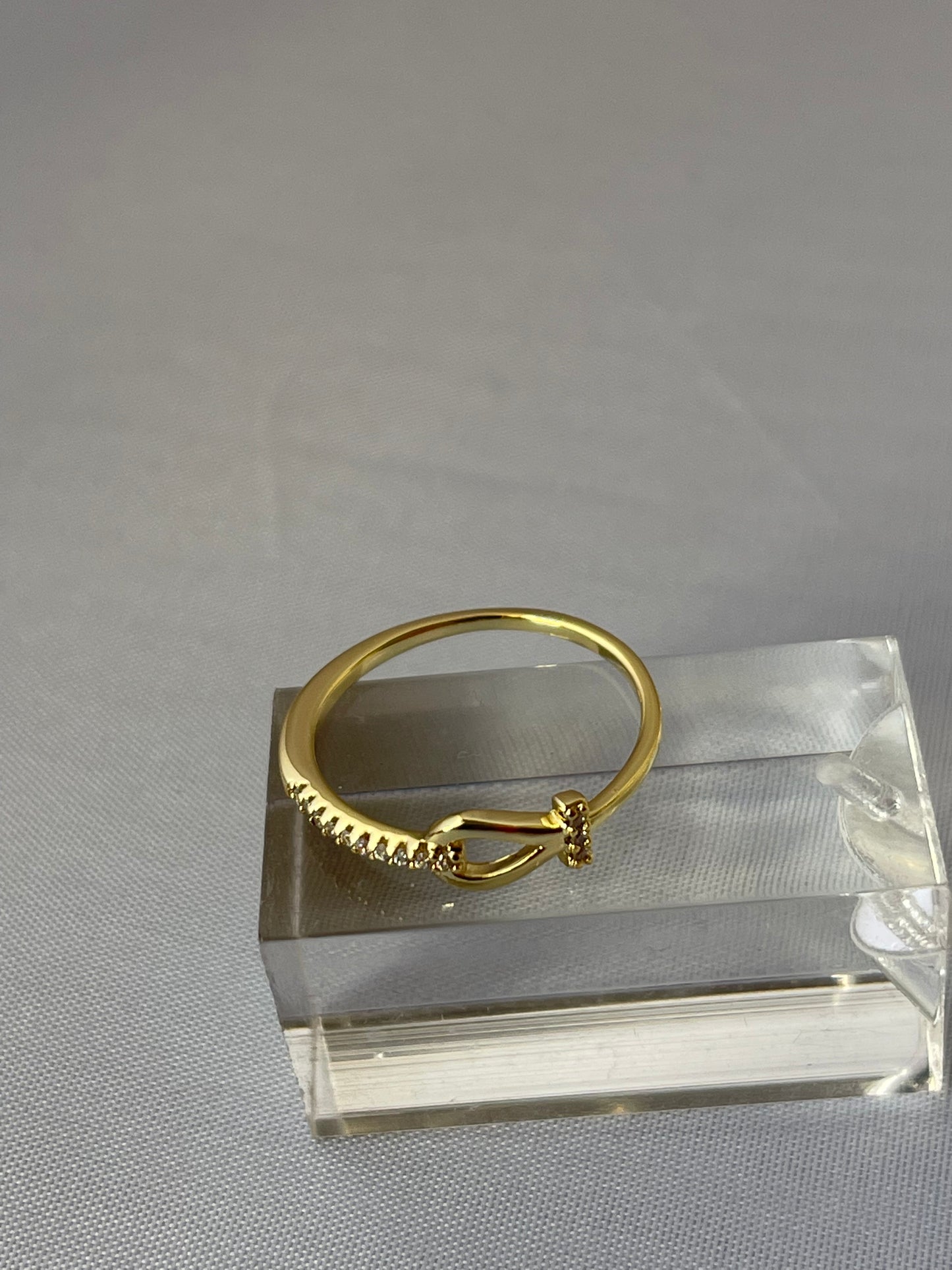 14K Gold Electroplated Thin Ring