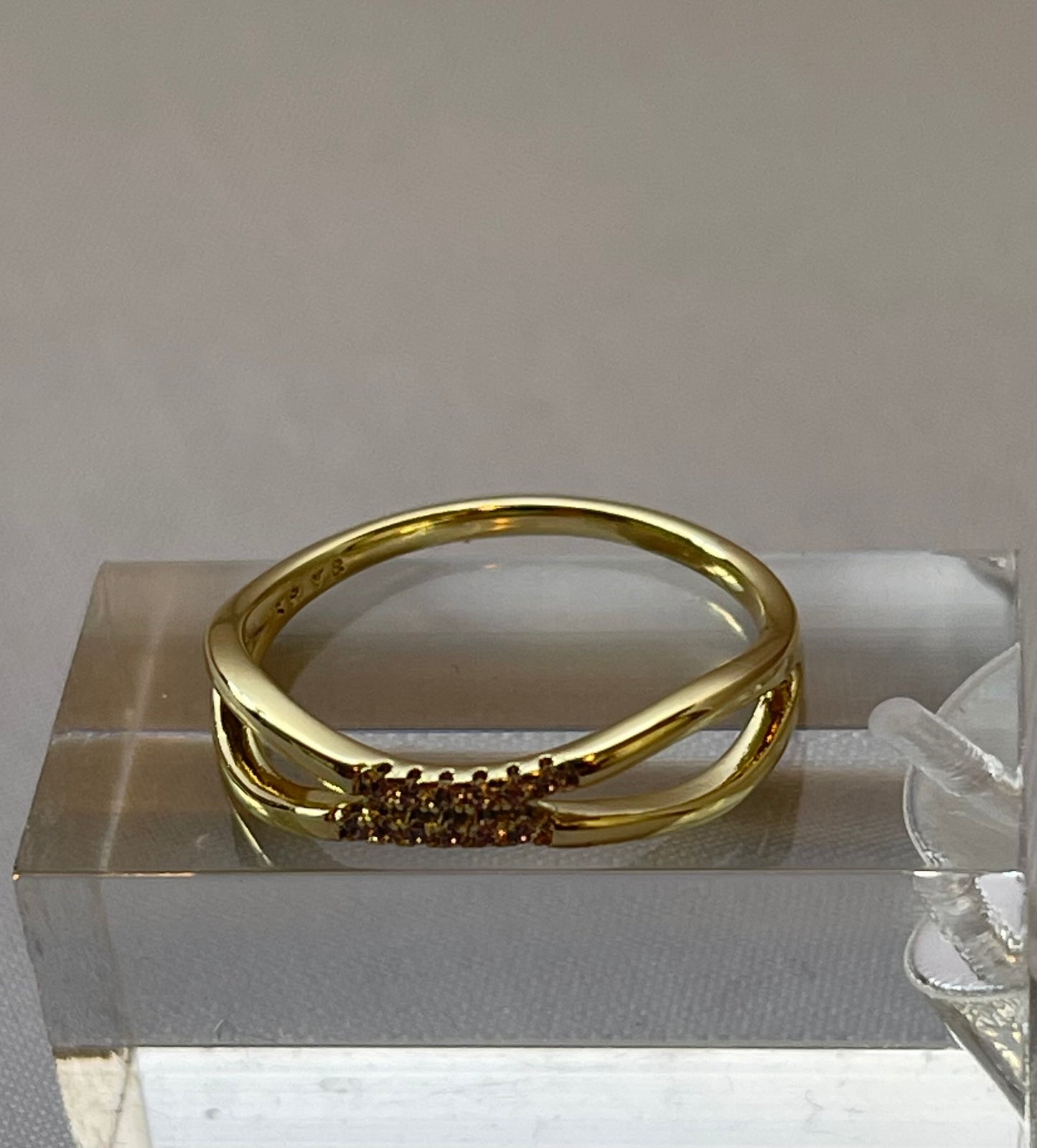 14K Gold Electroplated Ring