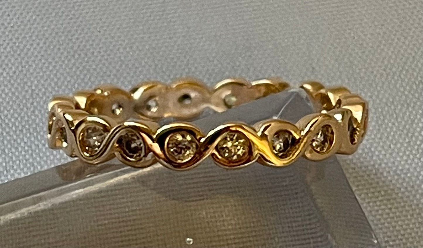 18K Gold Electroplated Band