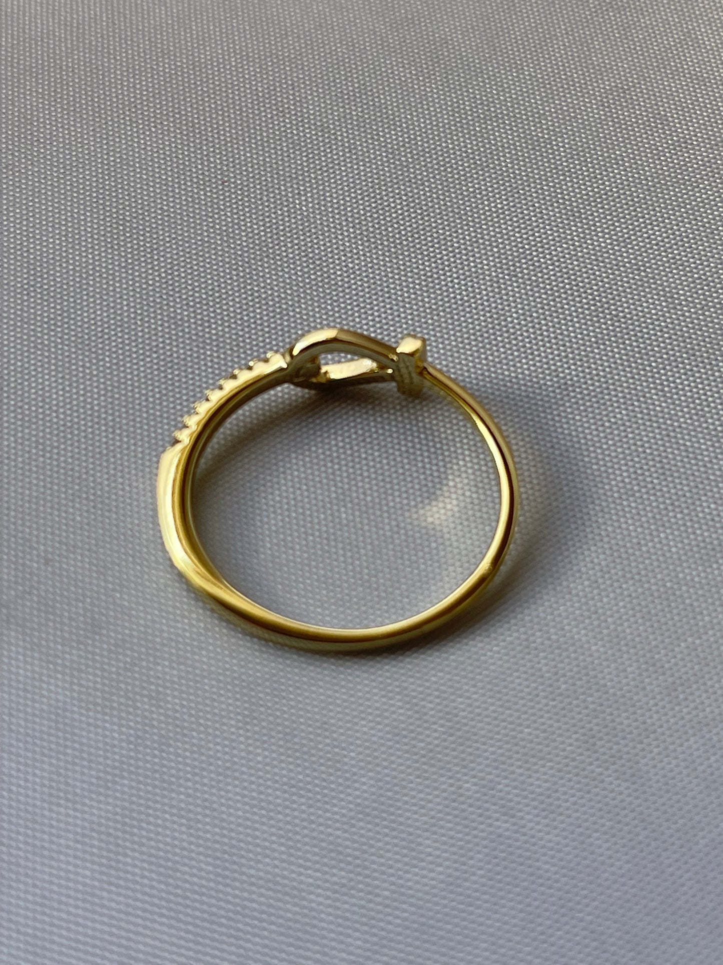 14K Gold Electroplated Thin Ring