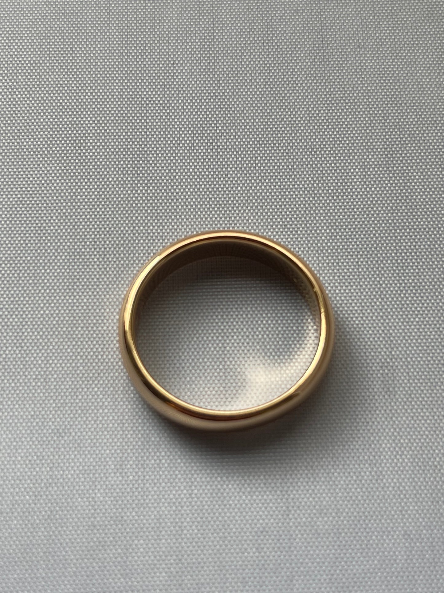 18K Gold Electroplated Band Ring