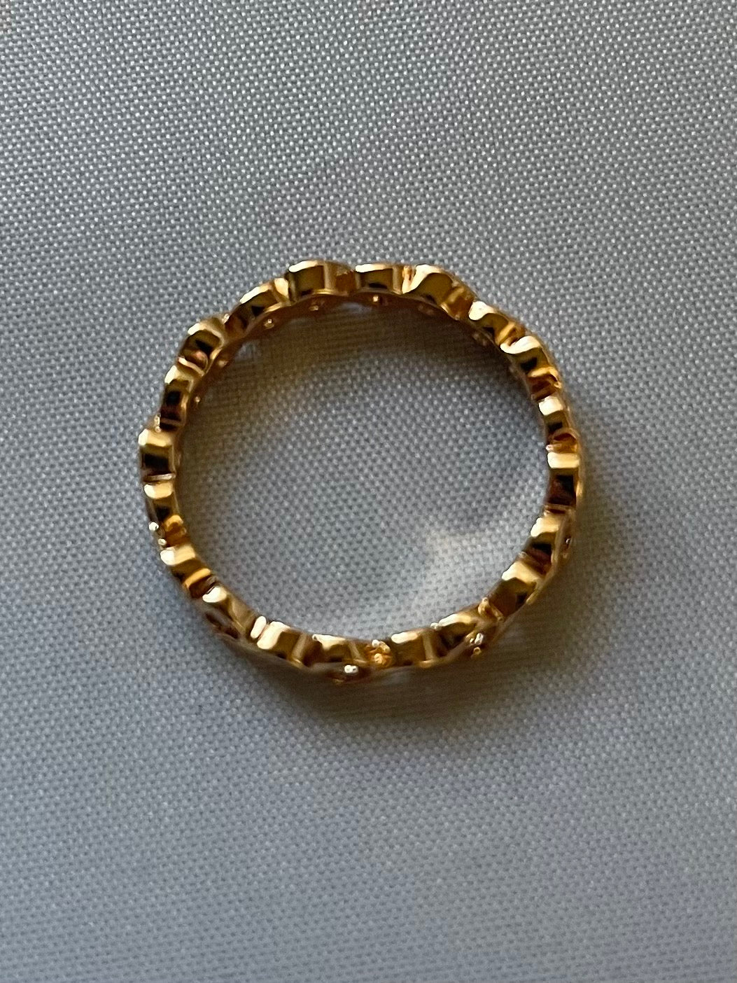 18K Gold Electroplated Band