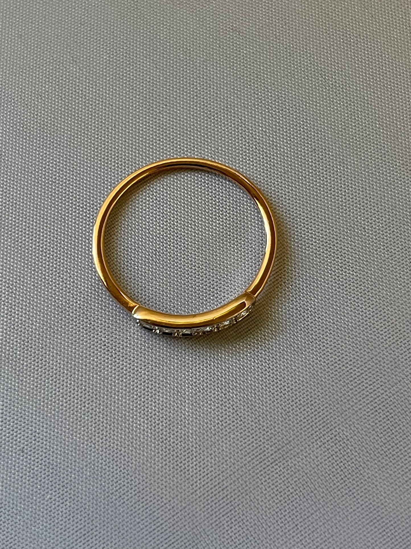 18K Gold Electroplated Ring