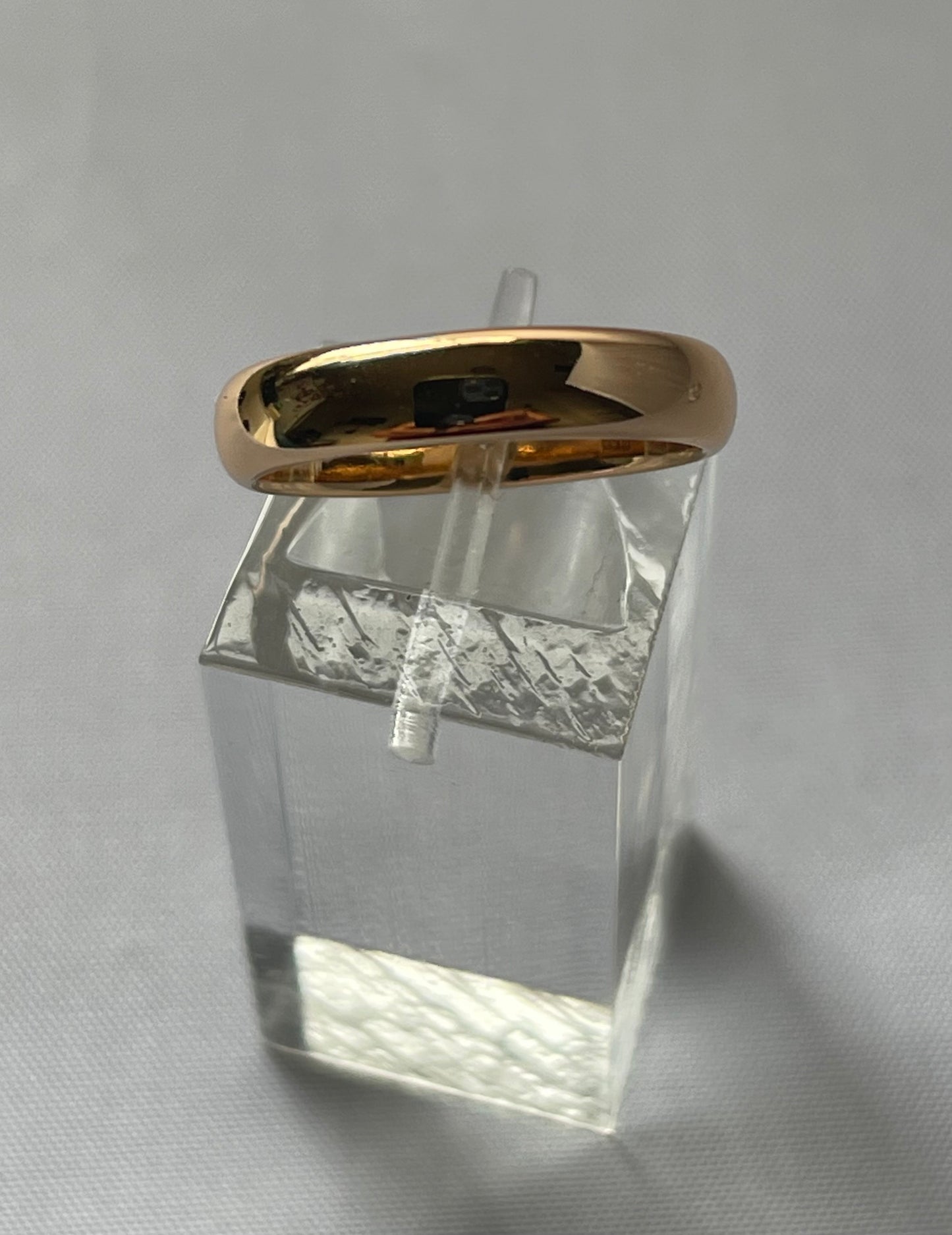 18K Gold Electroplated Band Ring