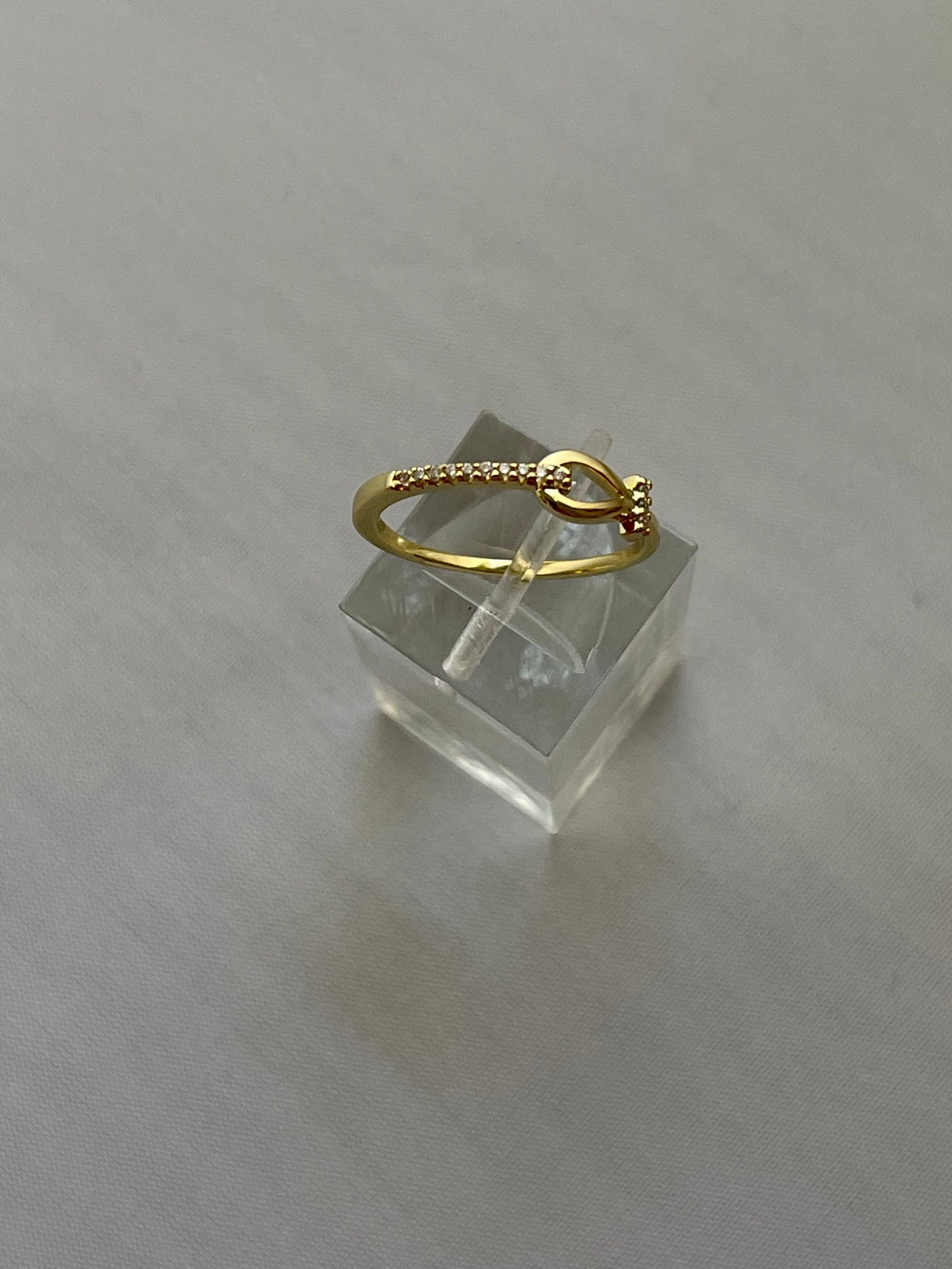 14K Gold Electroplated Thin Ring