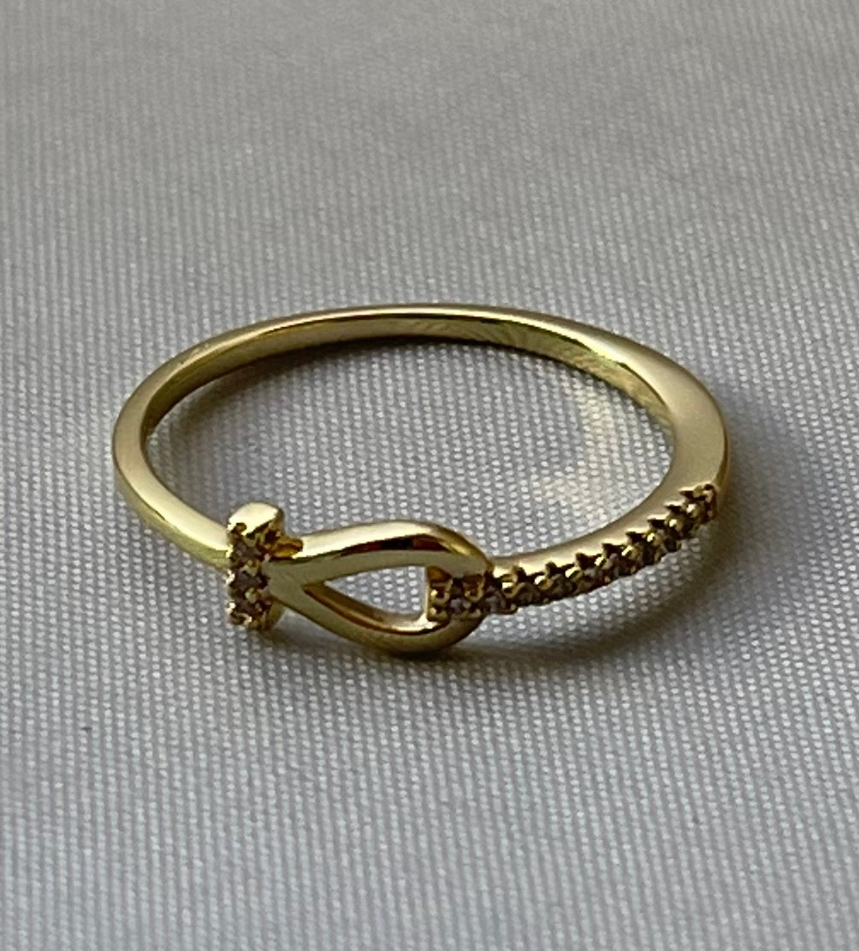 14K Gold Electroplated Thin Ring