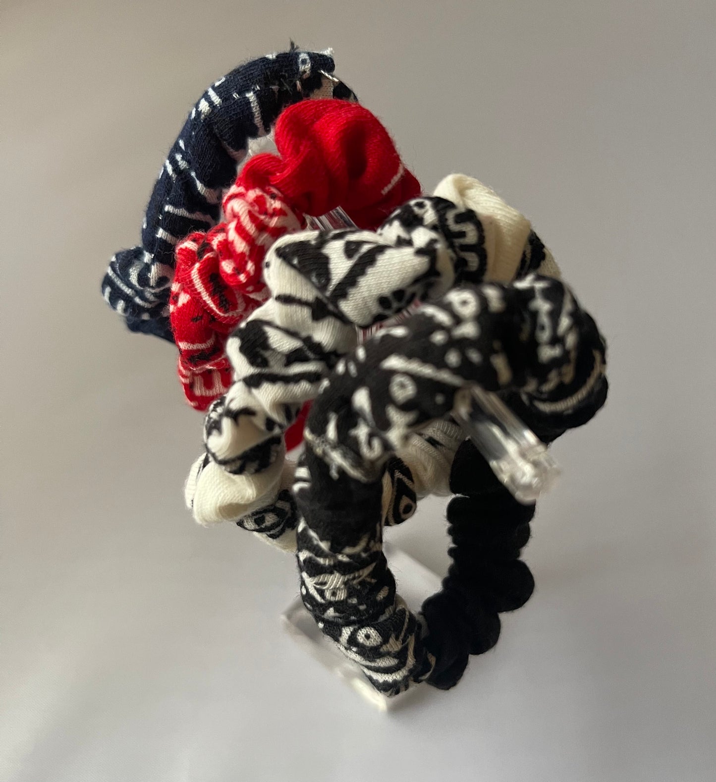 Bandana Print Scrunchies