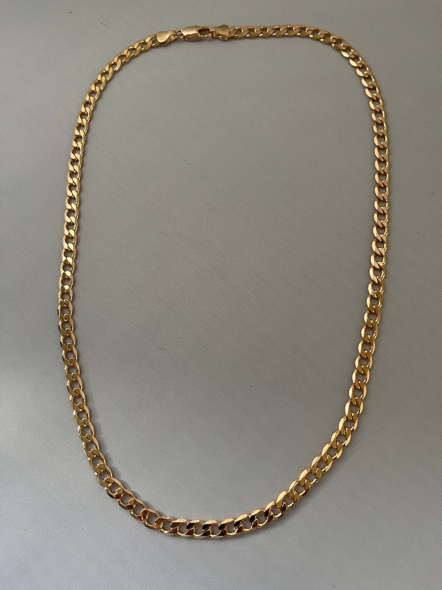 18K Gold Electroplated Chain Link Necklace