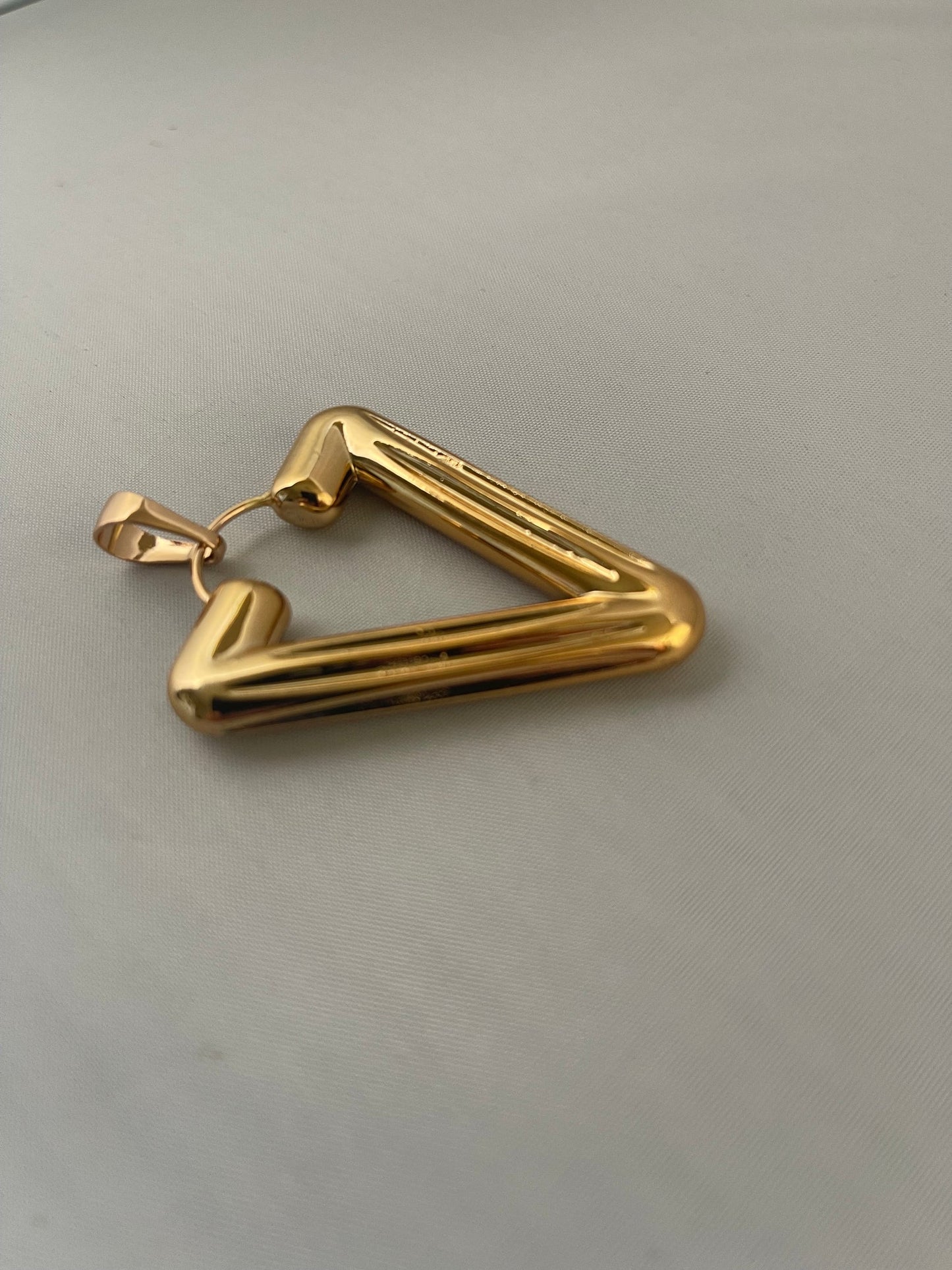 18K Gold Electroplated Pendant